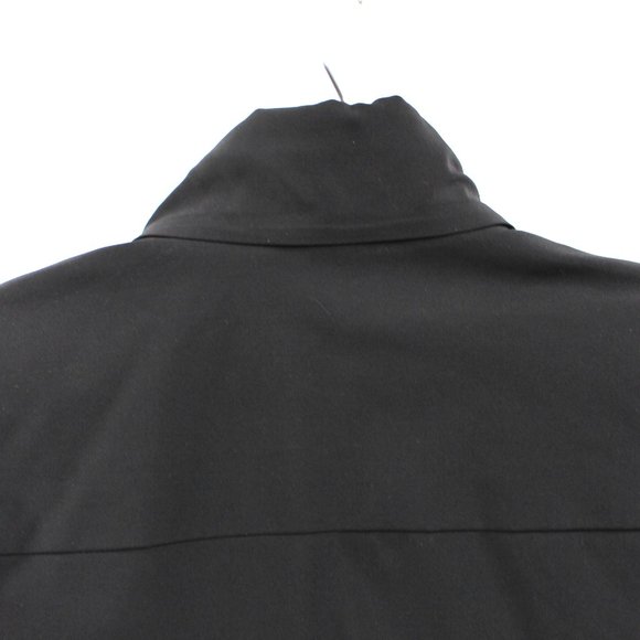 Theory Roy Active Down Fill Black Tuck Away Hood Puffer Vest M Insulated Jacket - Picture 5 of 8